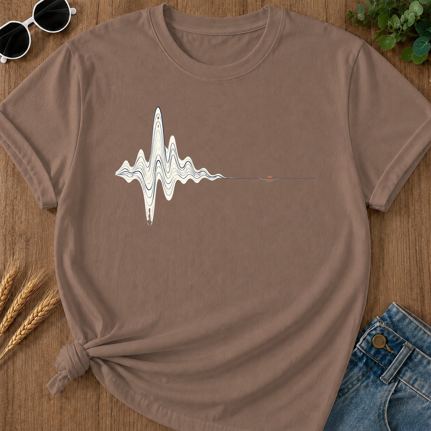 Bad Timing T-Shirt - Espresso Mockup