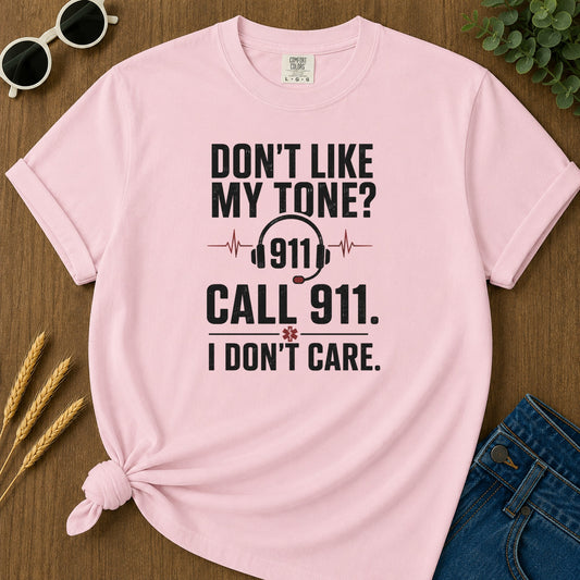 911 Care T-Shirt - Blossom Mockup