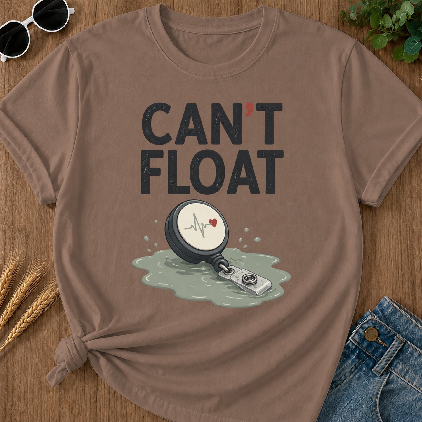Cant Float T-Shirt - Espresso