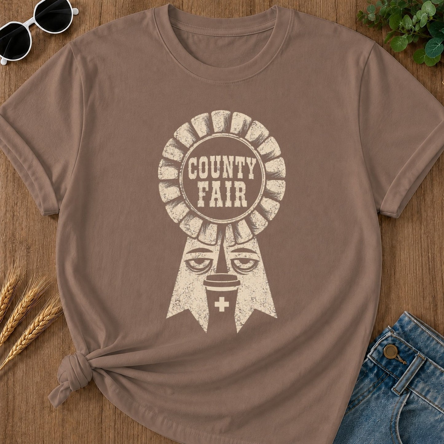 County Fair T-shirt - Espresso Mockup