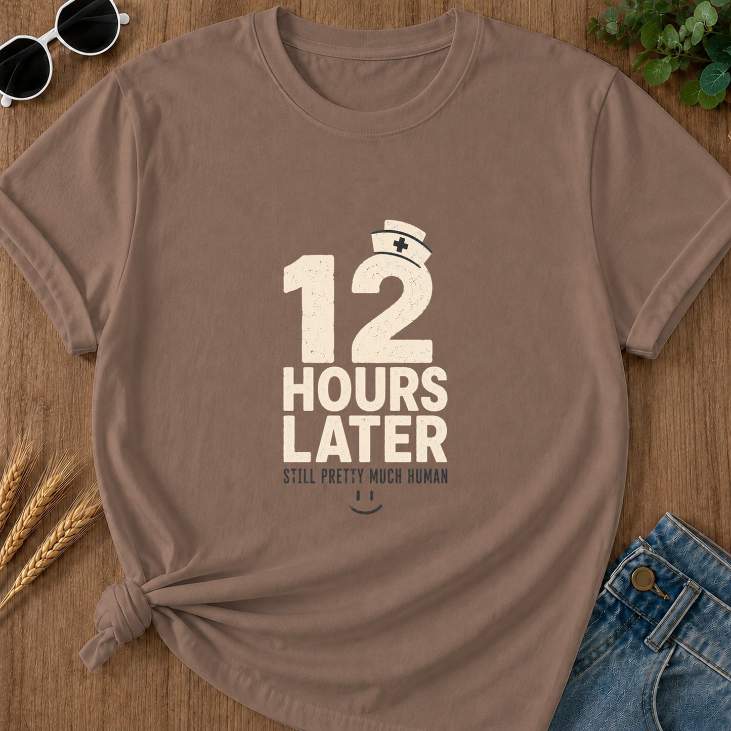 Hours Later T-Shirt - Espresso