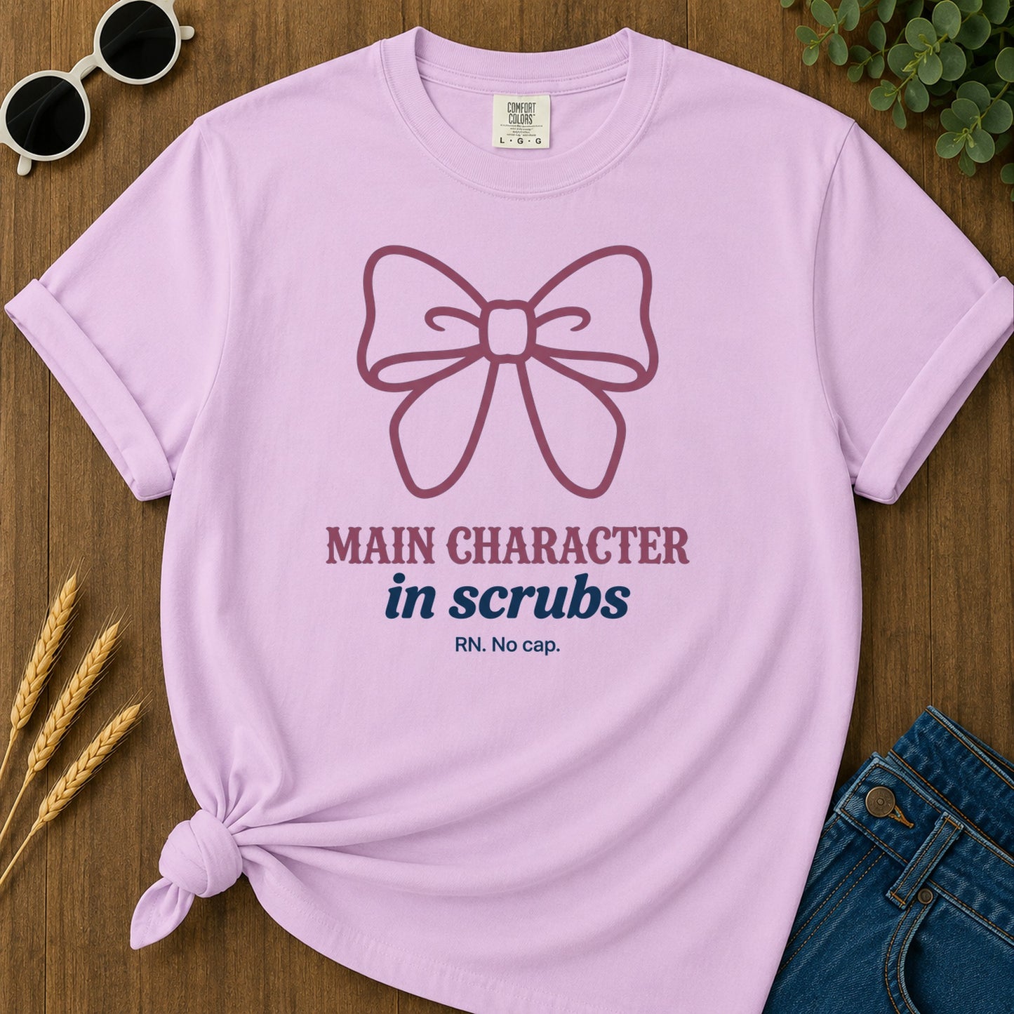 Main Character T-Shirt - Orchid