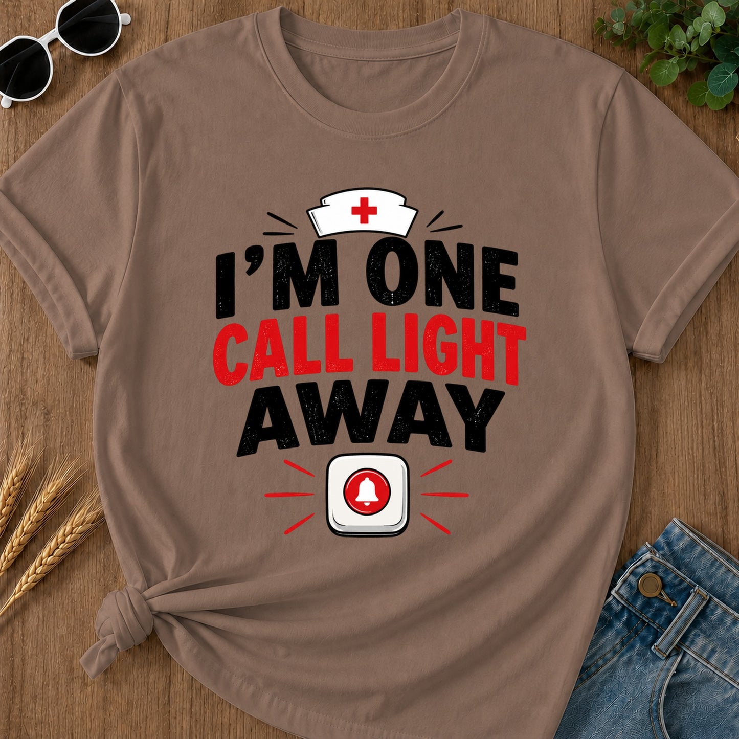 One Call Light Away T-Shirt - Espresso