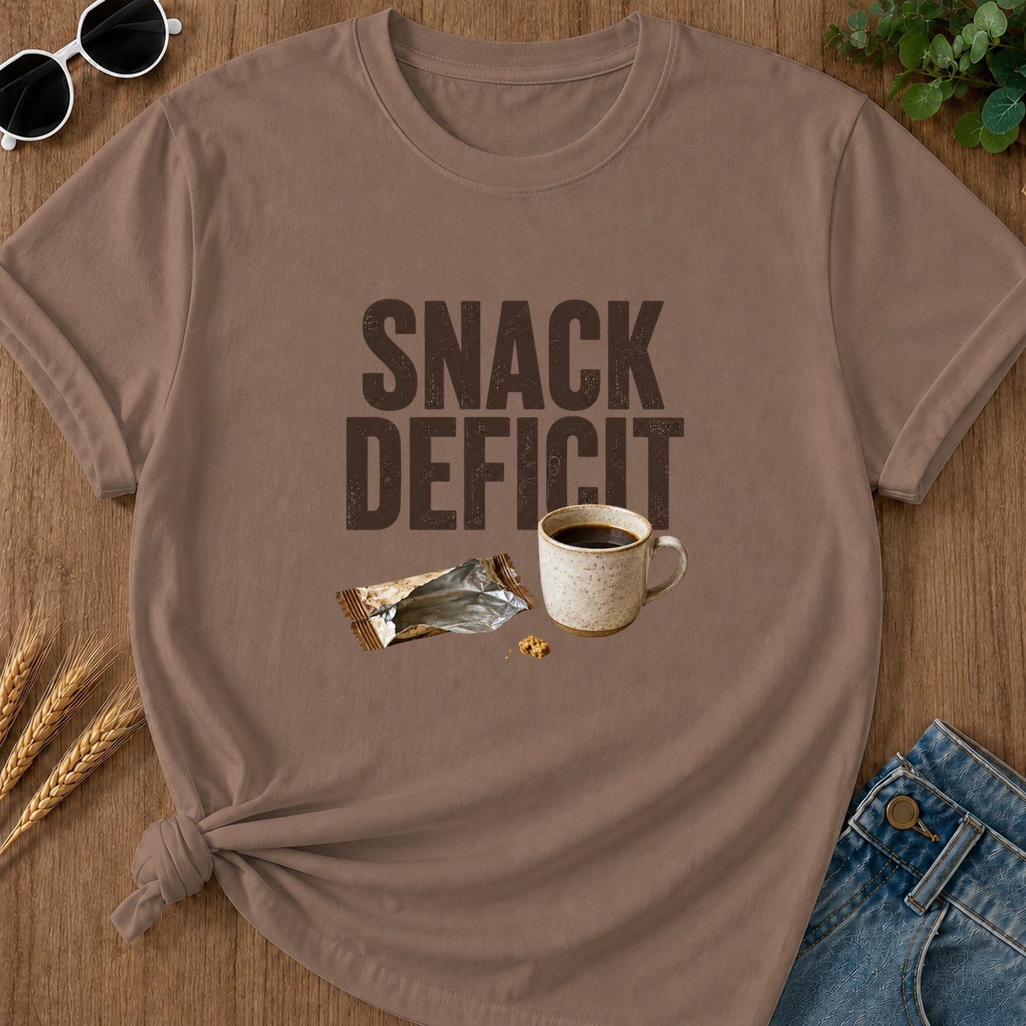 Snack Deficit T-Shirt - Espresso