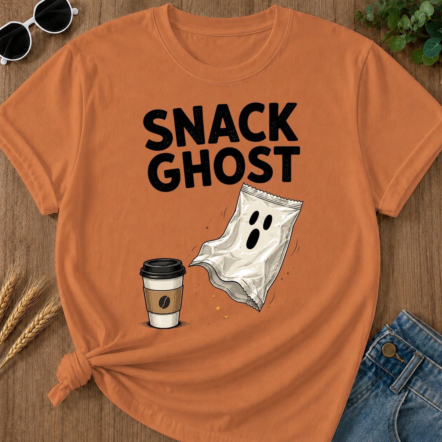 Snack Ghost T-Shirt - Yam