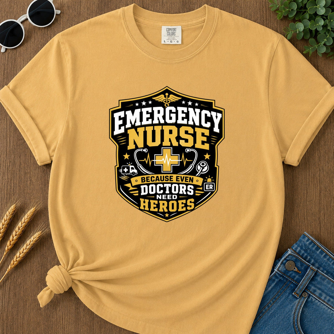Nurse shirts that balance humor and heart hero image