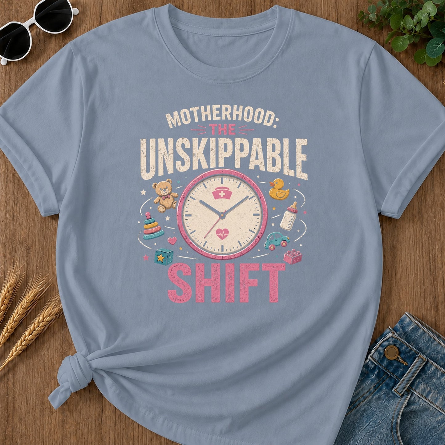 000 The T-Shirt - Blue Jean