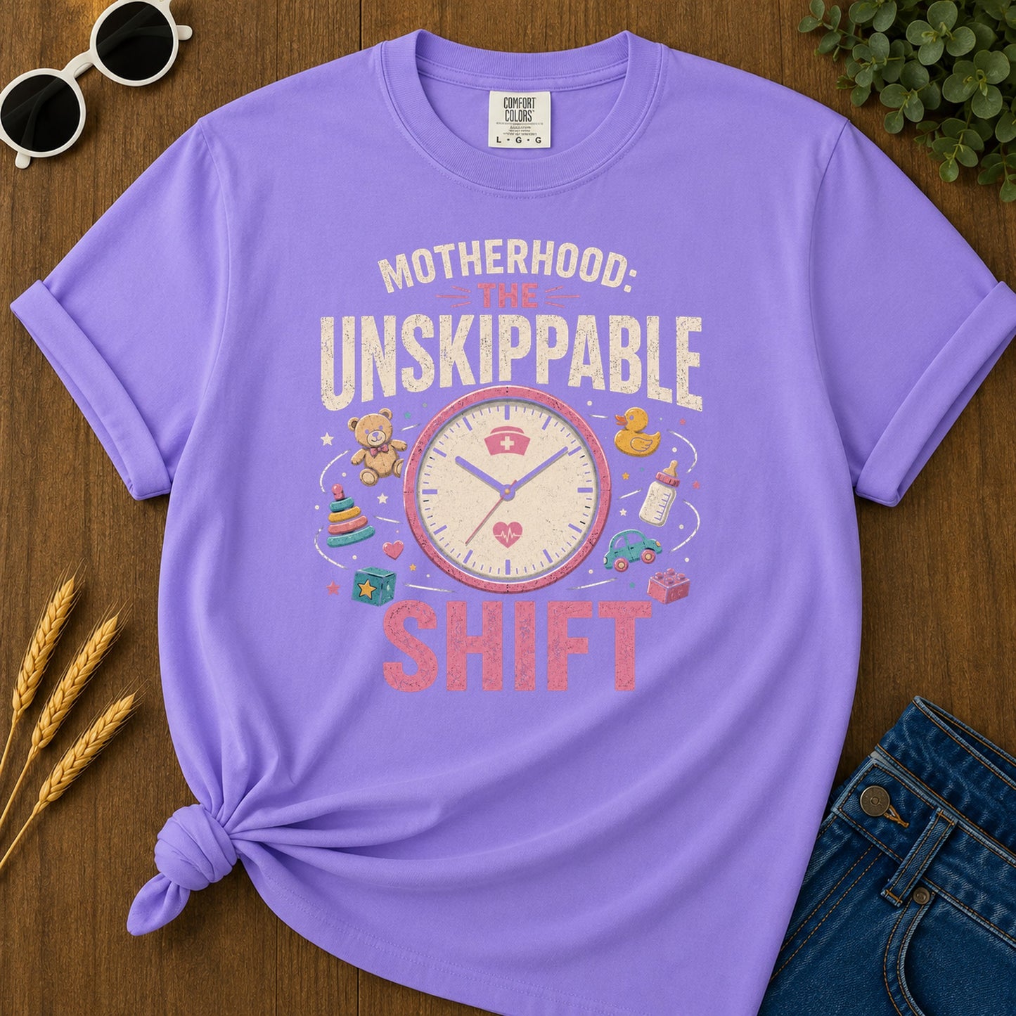 000 The T-Shirt - Violet