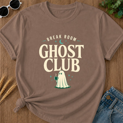 Break Room Ghost Club T-Shirt - Espresso