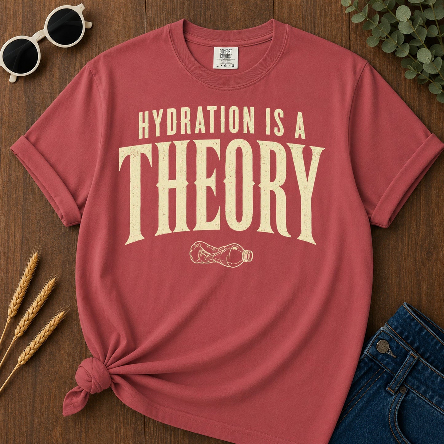 Hydration Theory T-Shirt - Crimson