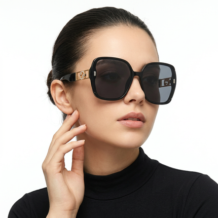Oversized Oval Sunglasses UV400 PC Frame Unisex – Rayzora Grand Line