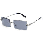 Silver Frame Black Leg Gray