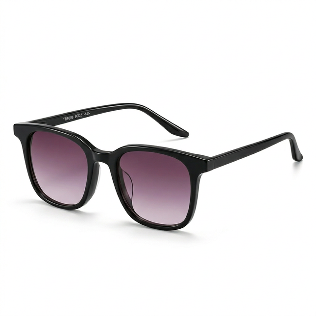 Gradient Square Sunglasses UV400 Class 2 Lightweight Plate Frame Unisex – Rayzora Urban Fog