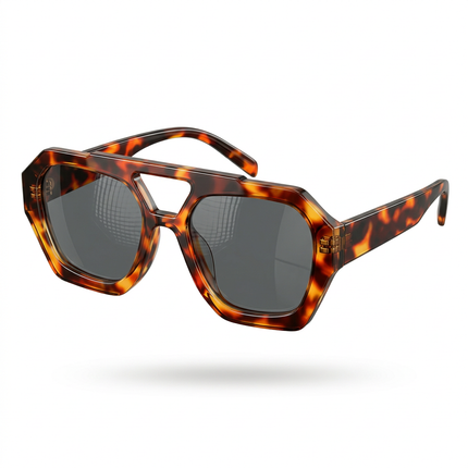 PolygonLine | UV380 Irregular Polygon Sunglasses – 2 Avant-Garde Unisex – Sunglasses | RAYZORA