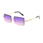 Gold Frame Deep Purple Bottom Pink