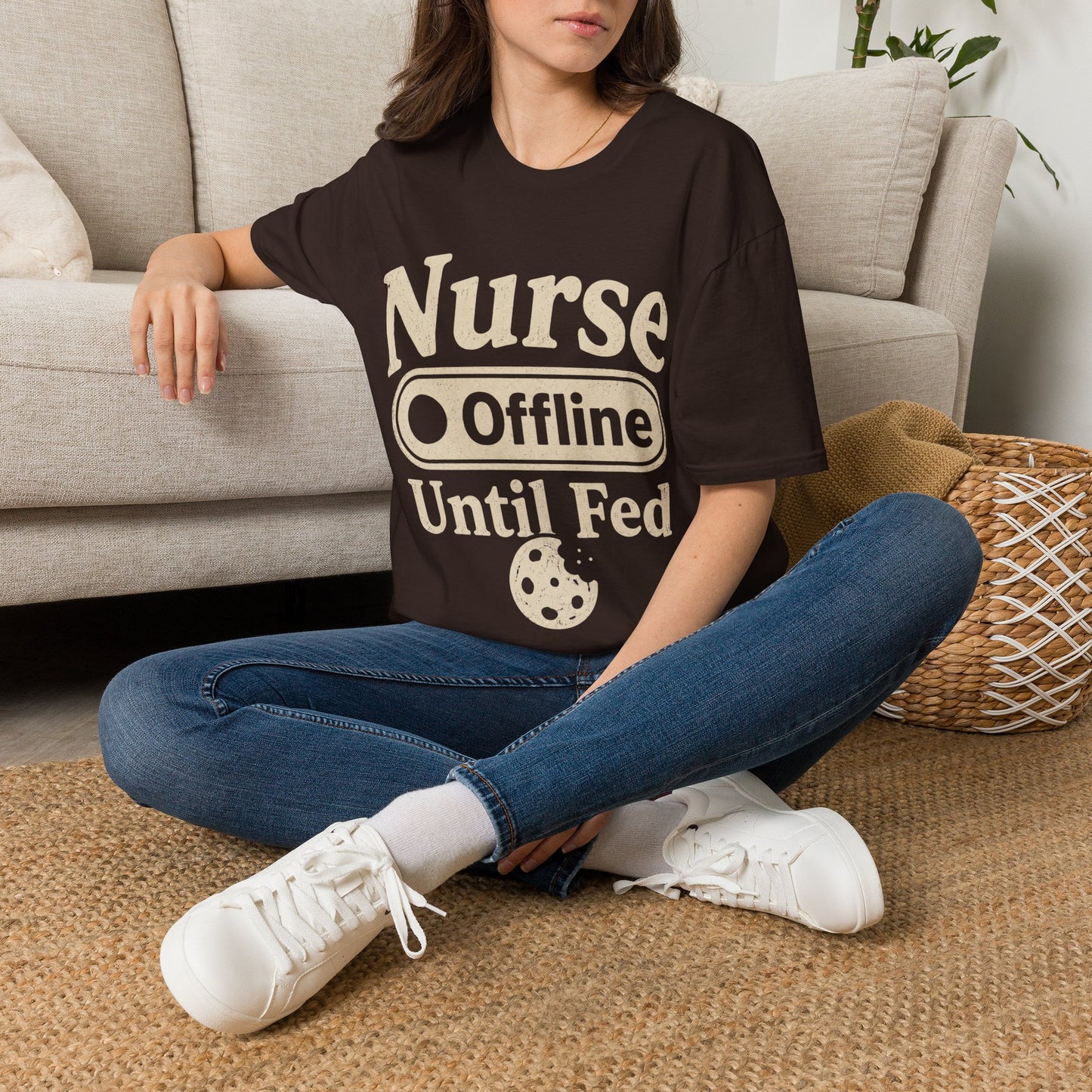 Nurse Offline Until Fed 213 T-shirt