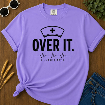 Nurse First T-Shirt - Violet Mockup
