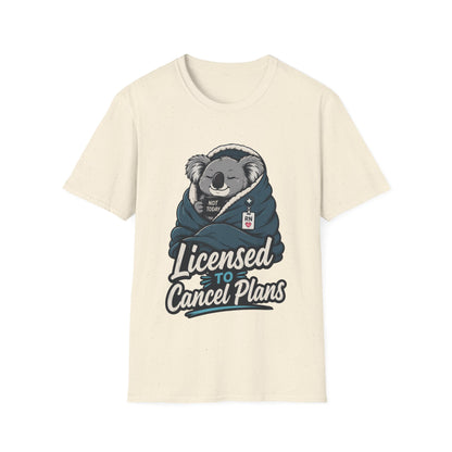 Licensed Cancel Plans T-shirt