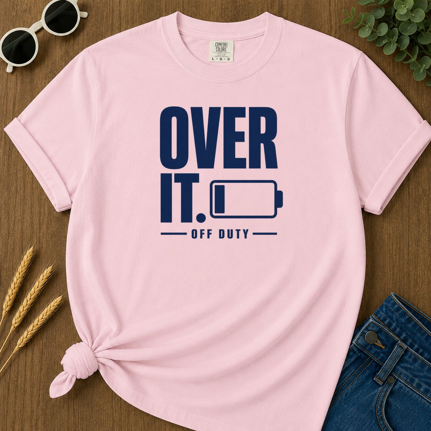 Over It 103 T-Shirt - Blossom Mockup