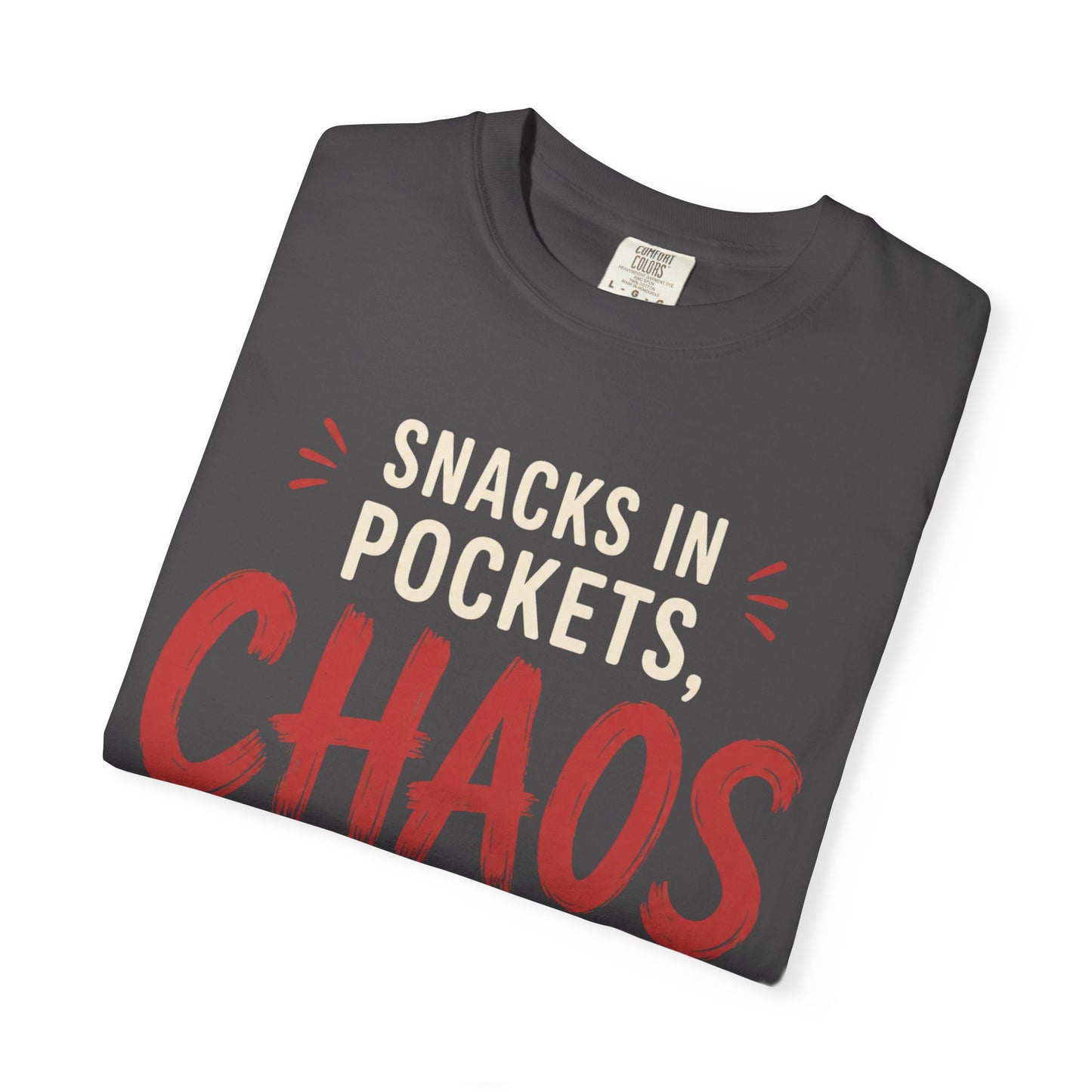 Snacks Pockets Chaos Heart T-Shirt