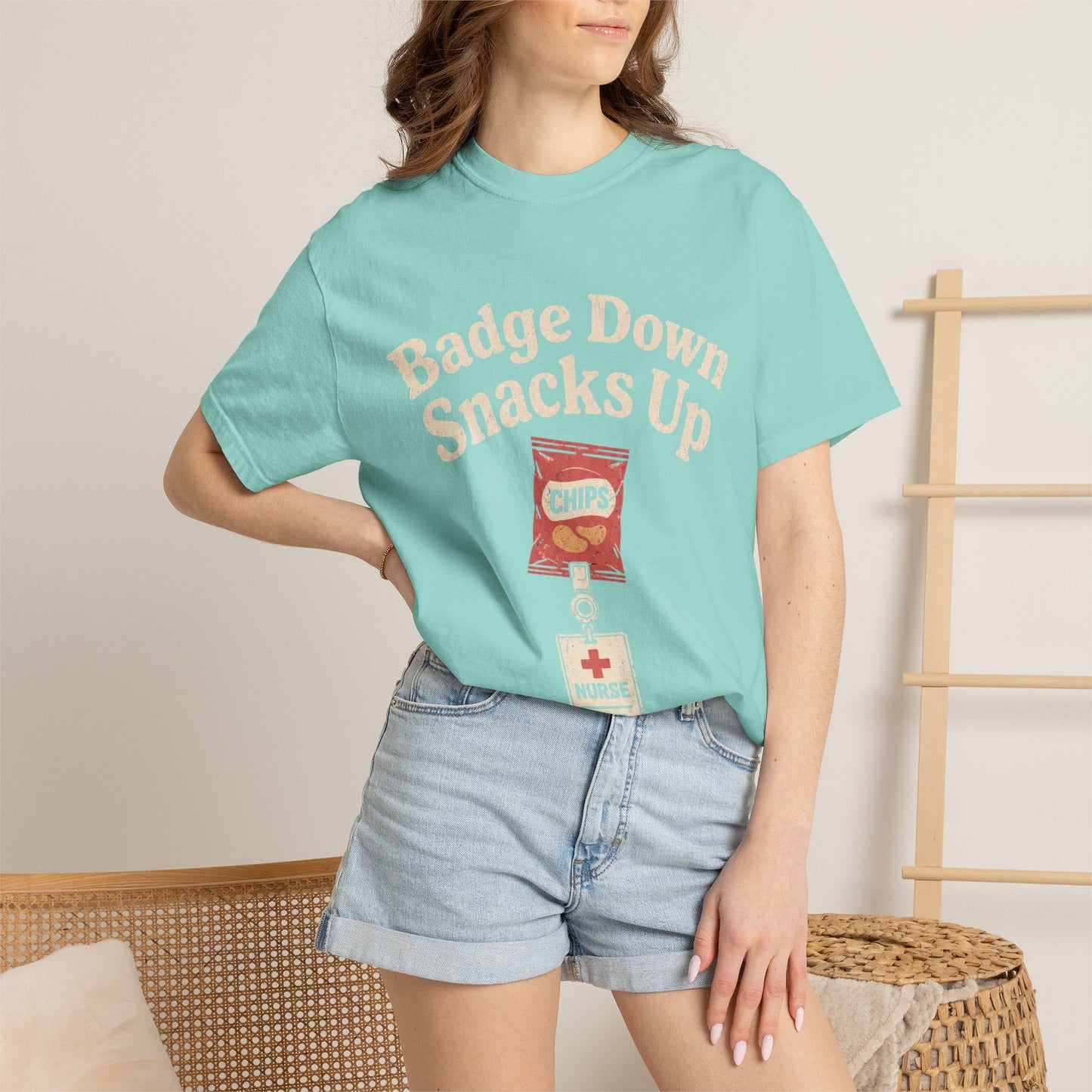 Badge Down Snacks Up