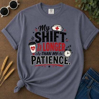 Shift Longer T-Shirt - Navy Mockup