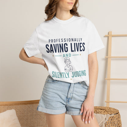 Professionally Saving Silently Judging