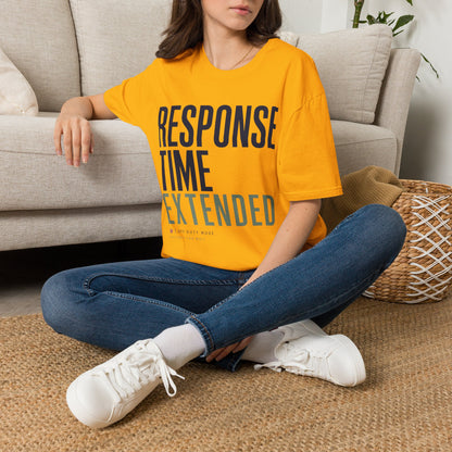 Response Time Extended T-shirt