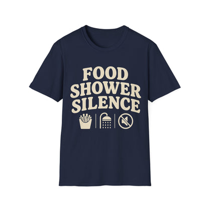 Food Shower Silence T-shirt