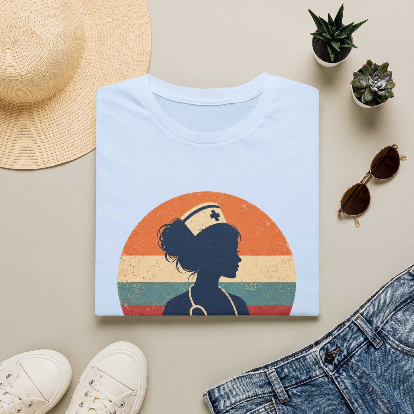 Nurse Life Caffeine Chaos Care T-shirt