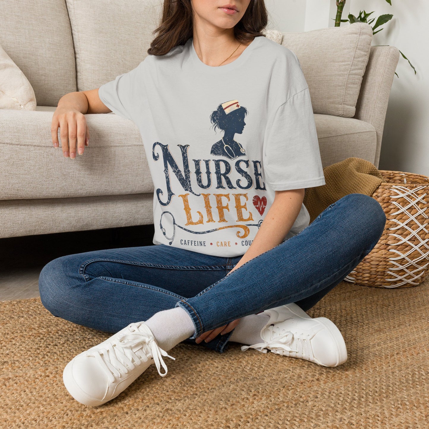 Caffeine Care Courage 302 T-shirt