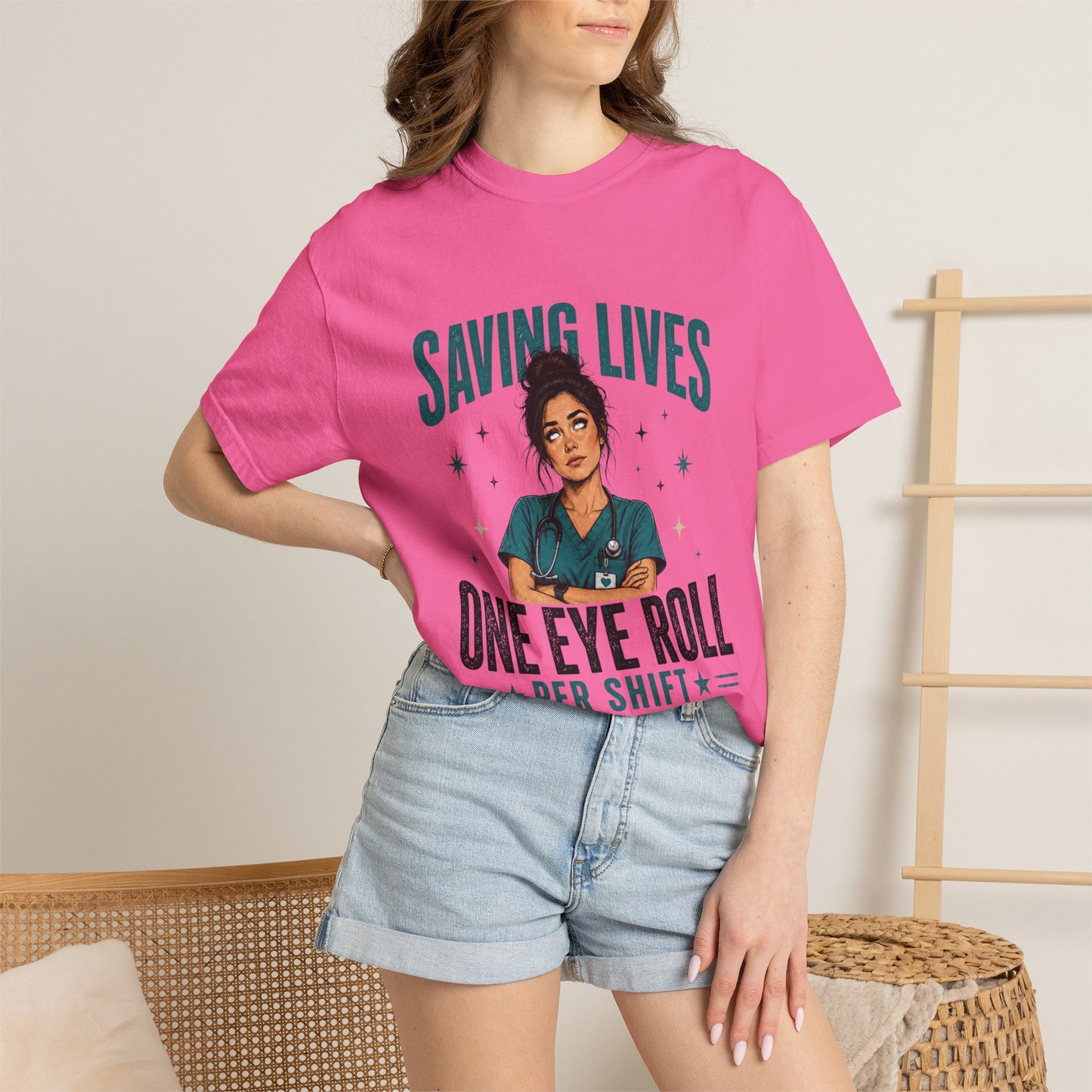 Saving Lives Eye Roll T-Shirt
