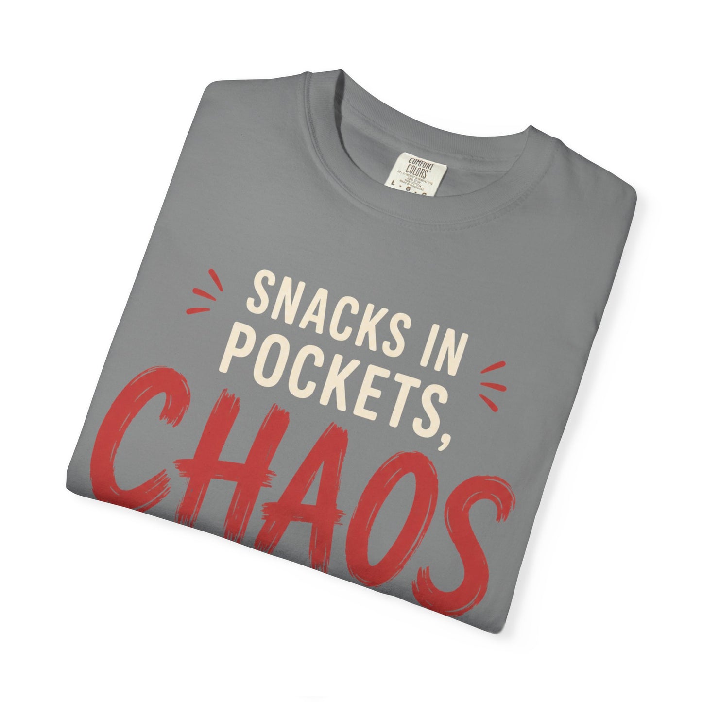Snacks Pockets Chaos Heart T-Shirt