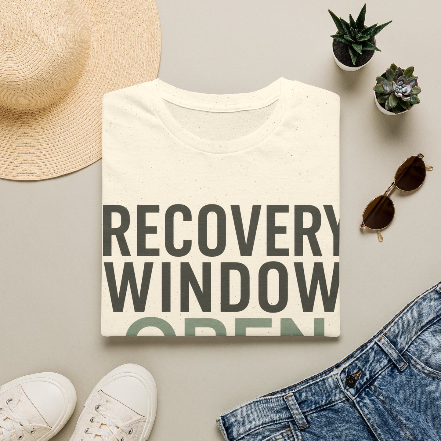 Recovery Window Sage T-shirt