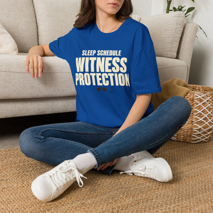 Sleep Schedule Witness Protection T-Shirt