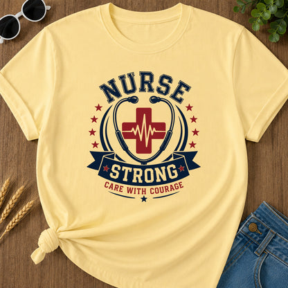 Care Courage T-Shirt - Butter Mockup