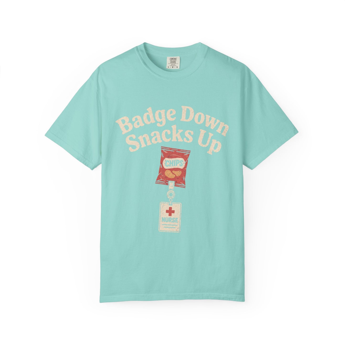 Badge Down Snacks Up