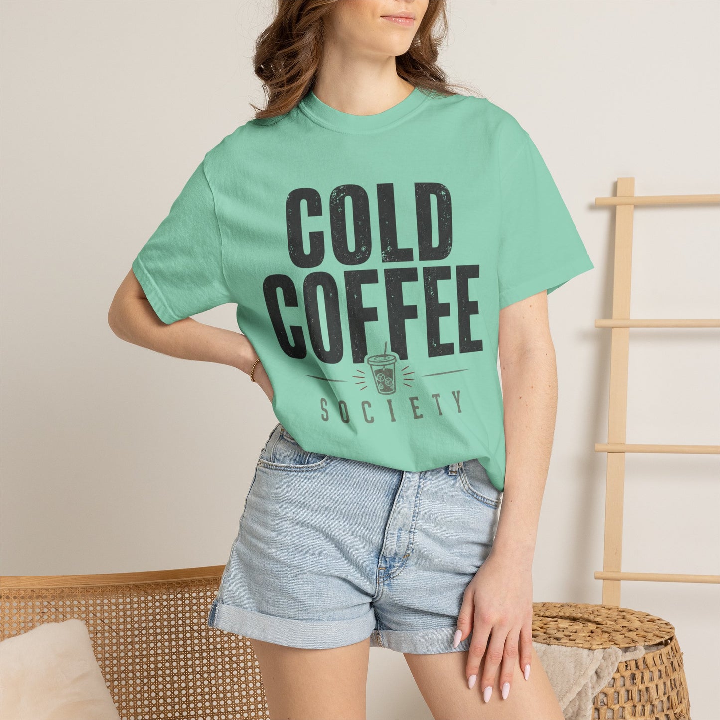 Cold Coffee Society Cup T-Shirt