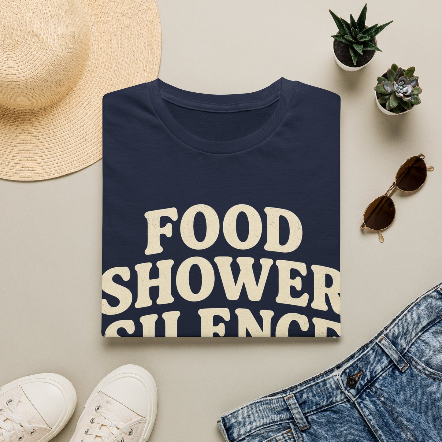 Food Shower Silence T-shirt
