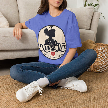 Nurse Life Off Duty Still Caring T-shirt