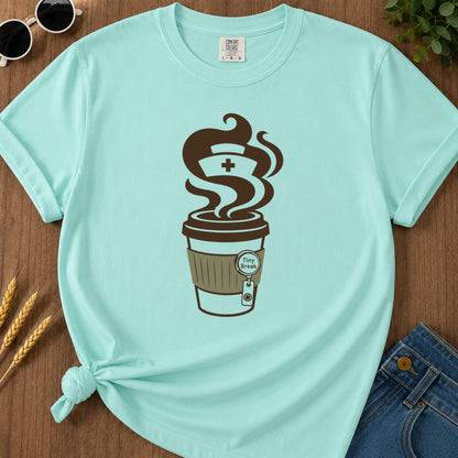 Tiny Break T-Shirt - Chalky Mint Mockup