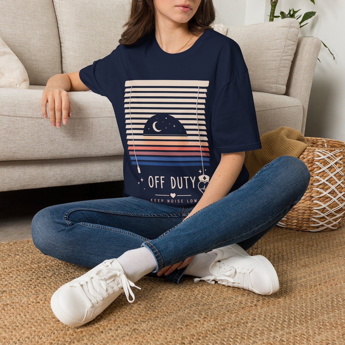 Off Duty Keep Noise Low T-shirt