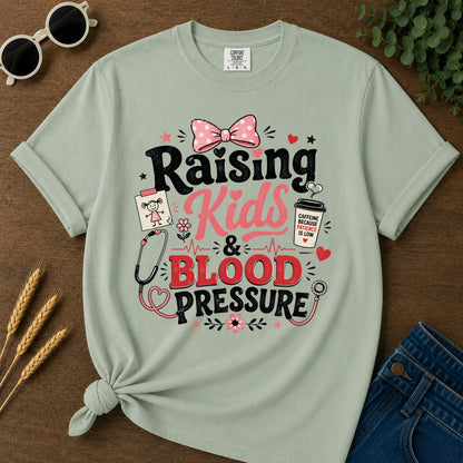 Raising Kids T-Shirt - Bay Mockup