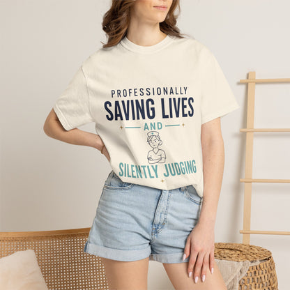 Professionally Saving Silently Judging