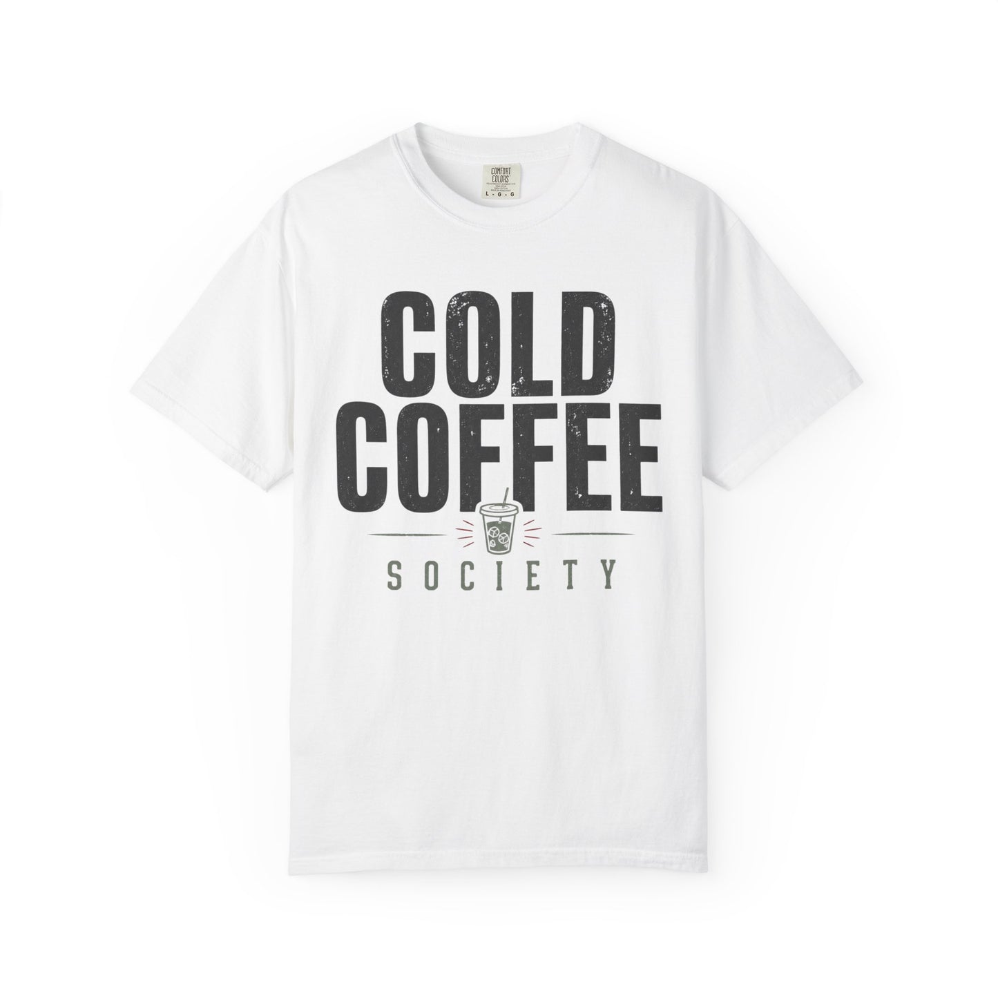 Cold Coffee Society Cup T-Shirt