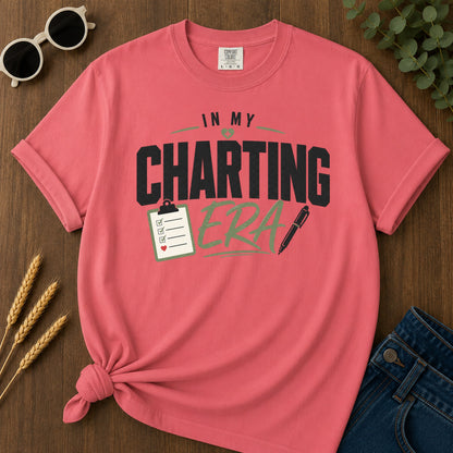 Charting Era T-Shirt - Watermelon Mockup