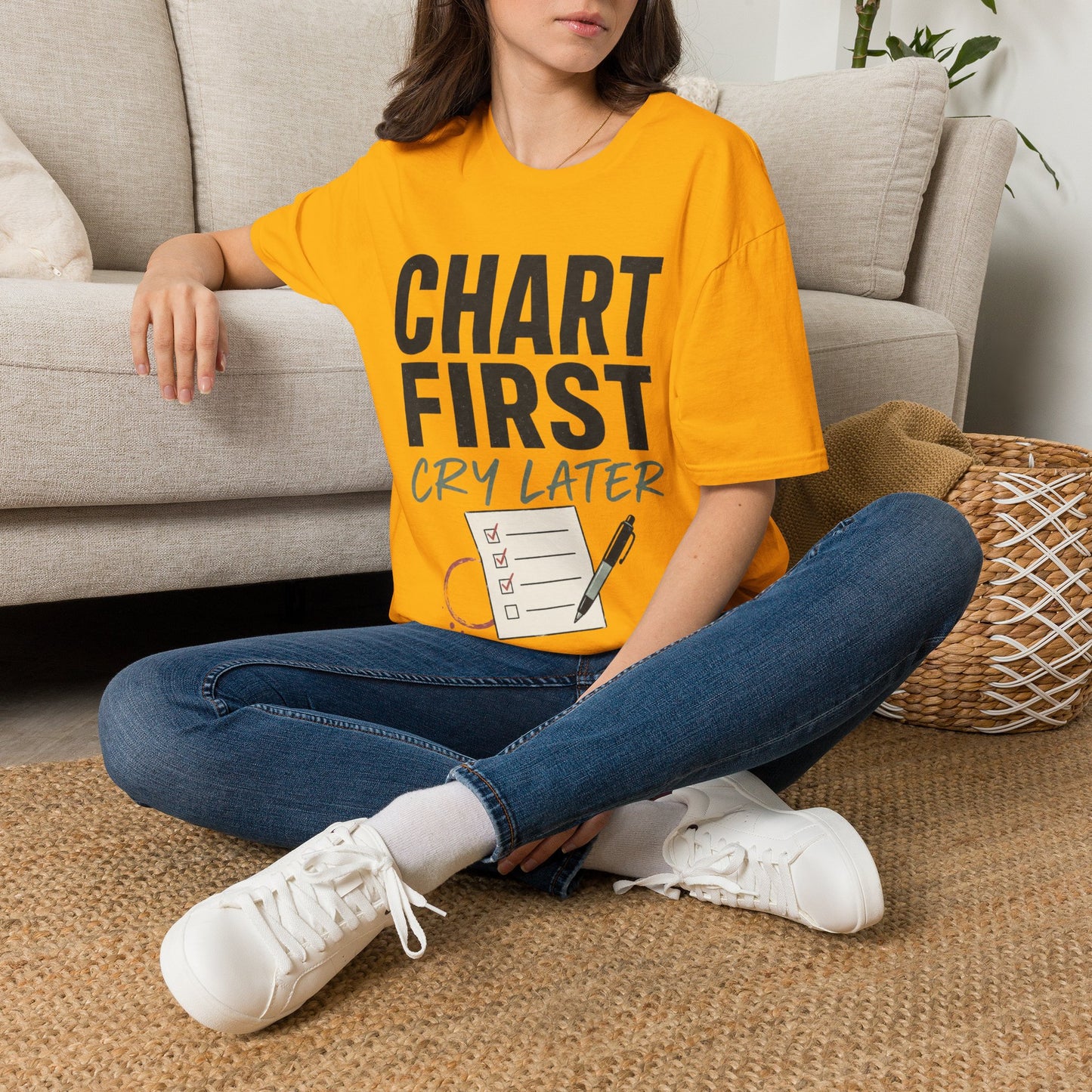 Chart First Cry Later T-shirt