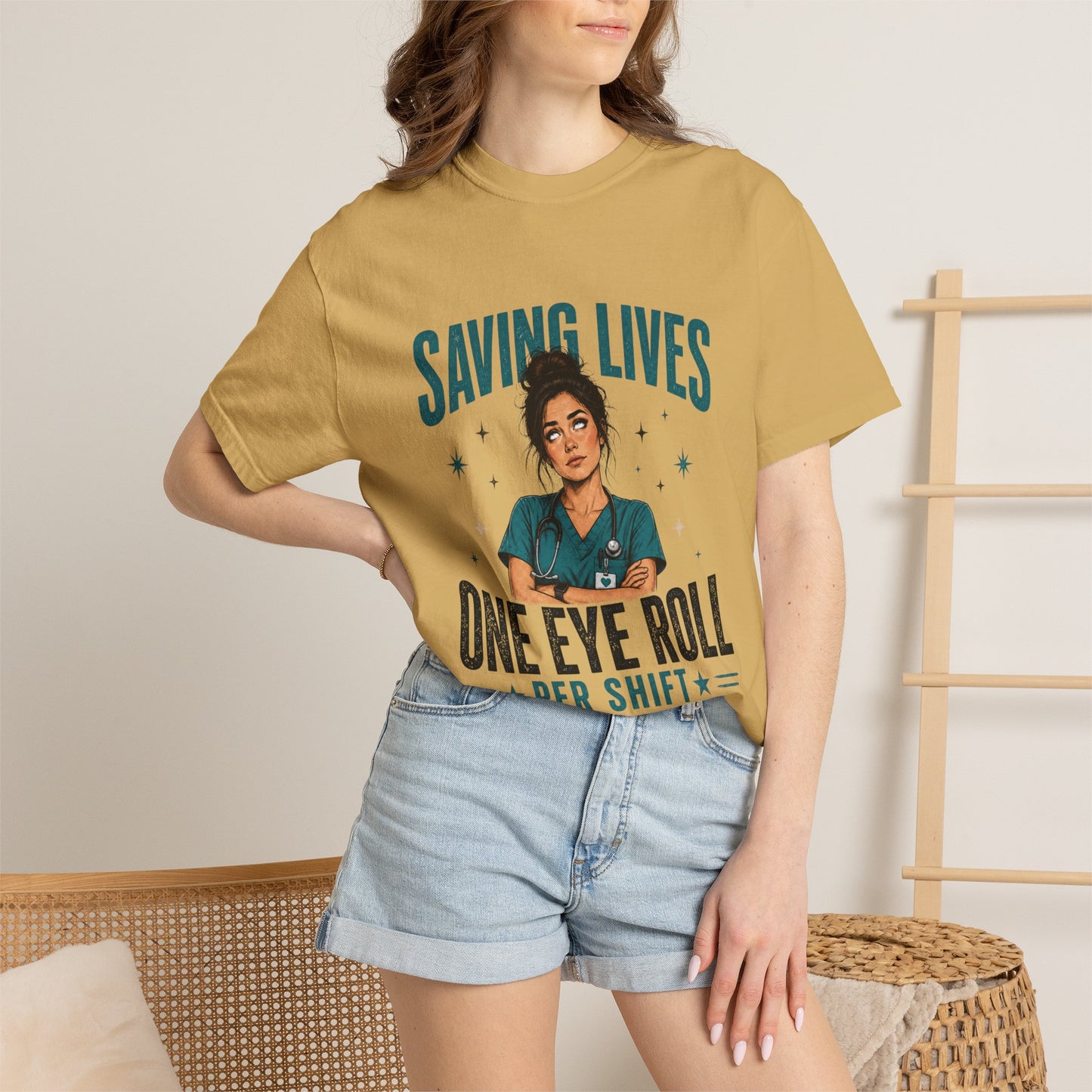Saving Lives Eye Roll T-Shirt