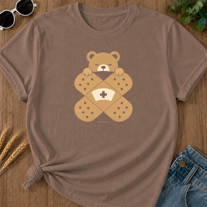 Recovery Bear T-Shirt - Espresso Mockup