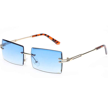 Frameless Square Sunglasses UV400 – Rayzora Bare Square